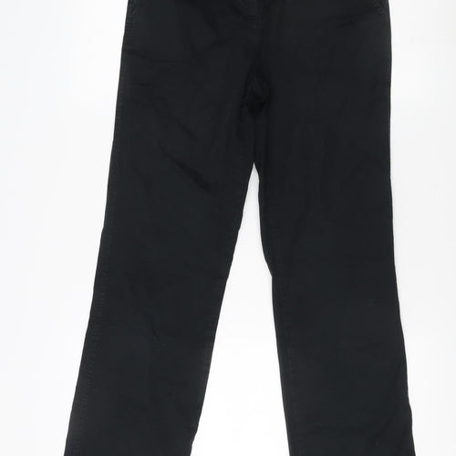 Debenhams Women's Black Straight Trousers Size 10