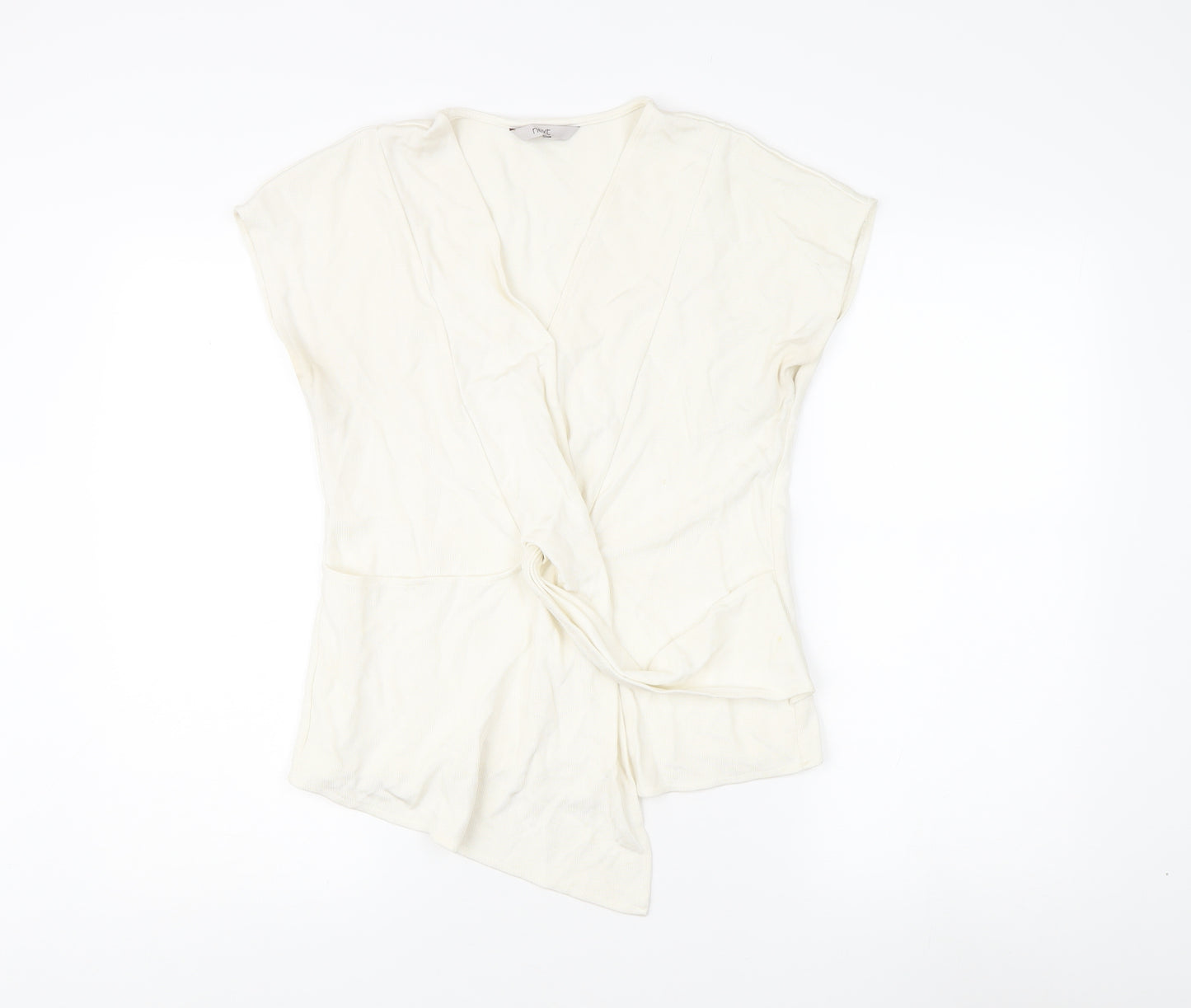 Next Women's Ivory Wrap Blouse, Size 14