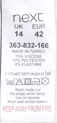 Next Women's Ivory Wrap Blouse, Size 14