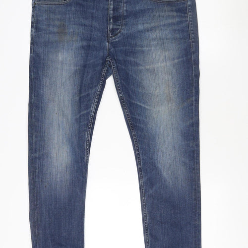 Burton Menswear Super Skinny Blue Jeans 36