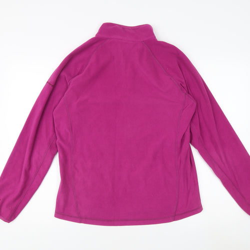 Trespass Women's Purple XL Fleece Sweatshirt, 1/2 Zip Casual