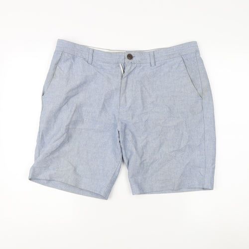 Next Men's Blue Chino Shorts, Size 45, Regular Fit