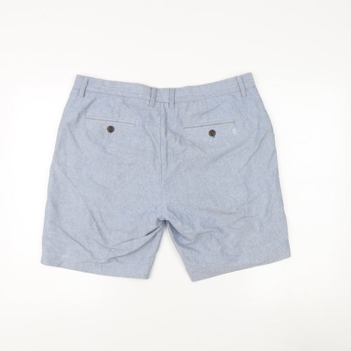 Next Men's Blue Chino Shorts, Size 45, Regular Fit