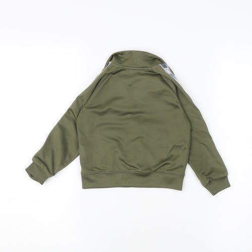 Nike Boys Green Track Jacket 2 Years Full Zip Activewear