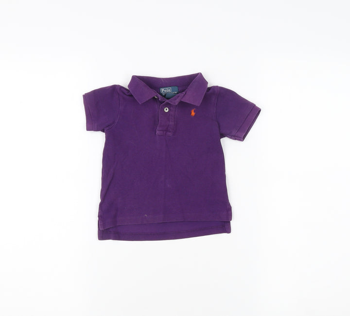 Polo Ralph Lauren Unisex Baby Purple Polo Shirt 12 Months
