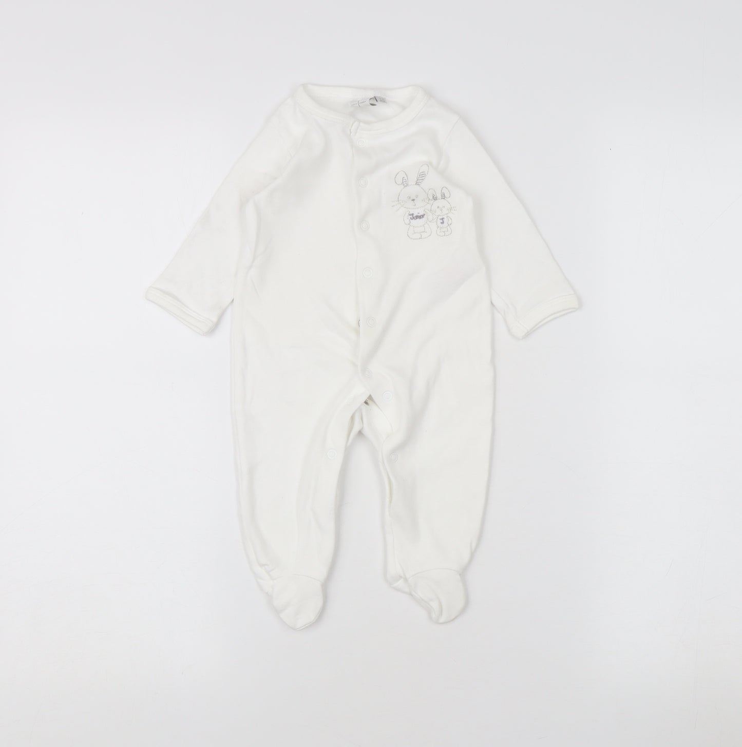 Jasper Conran White Babygrow for Unisex 3-6 Months