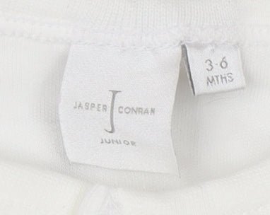 Jasper Conran White Babygrow for Unisex 3-6 Months