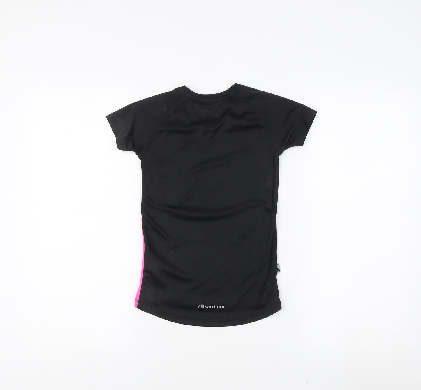 Karrimor Girls Black Short Sleeve Running T-Shirt 7-8 Yrs