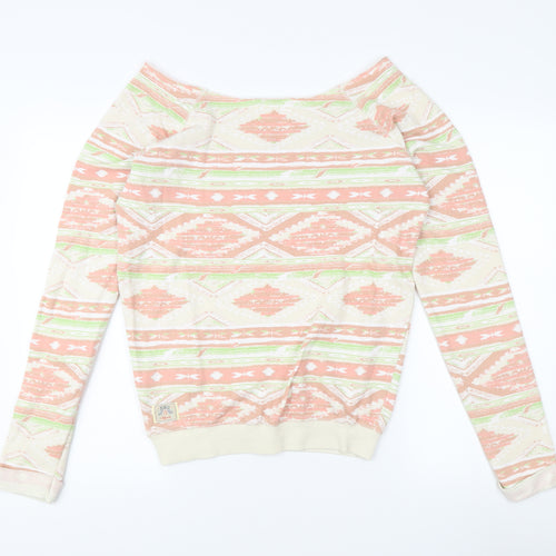 SoulCal & Co Women's Multicoloured Size 8 Geometric Sweatshirt