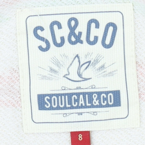 SoulCal & Co Women's Multicoloured Size 8 Geometric Sweatshirt