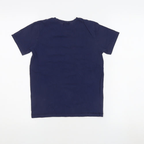 United Colors of Benetton Boys Blue T-Shirt 8-9 Years