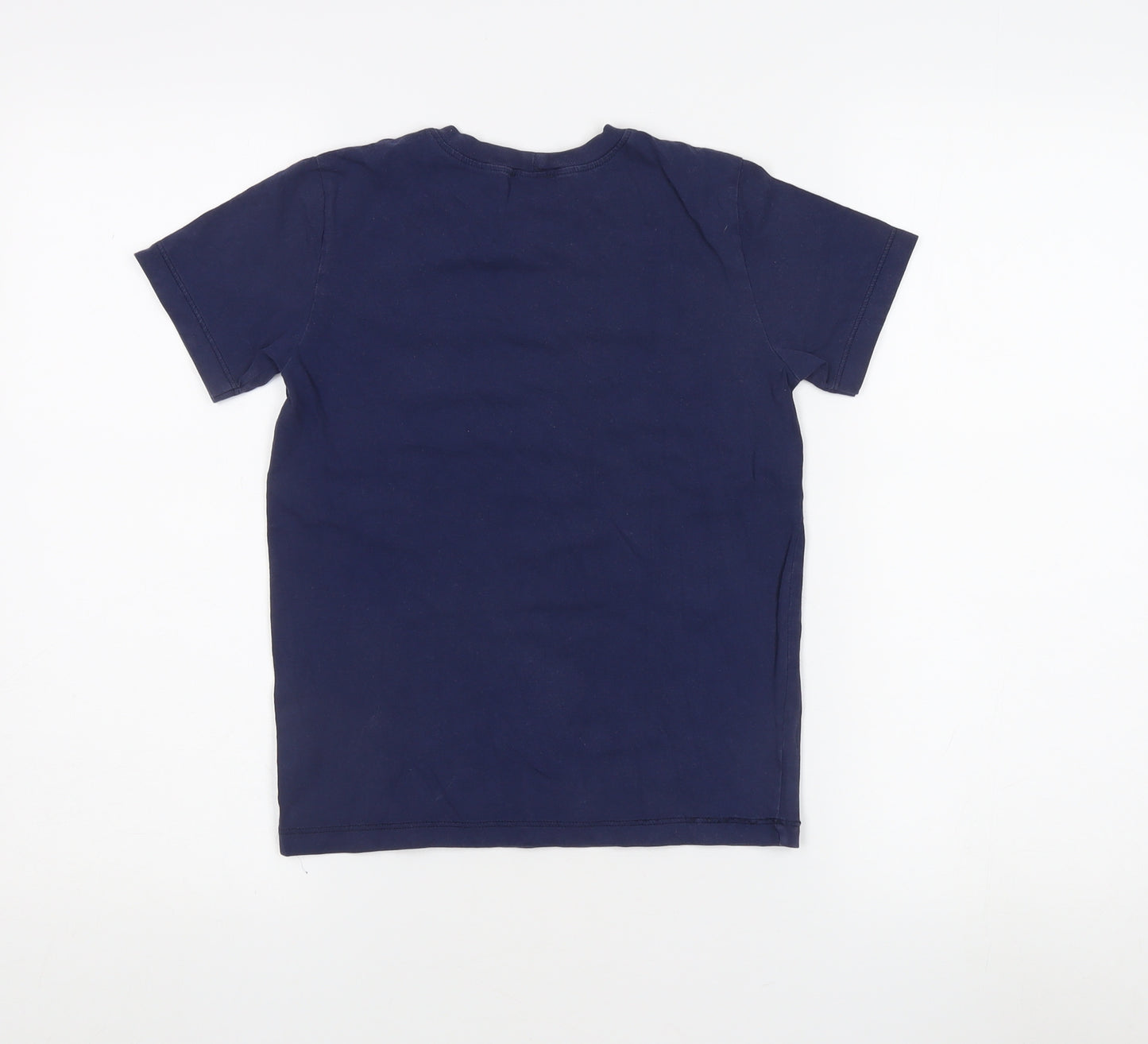 United Colors of Benetton Boys Blue T-Shirt 8-9 Years