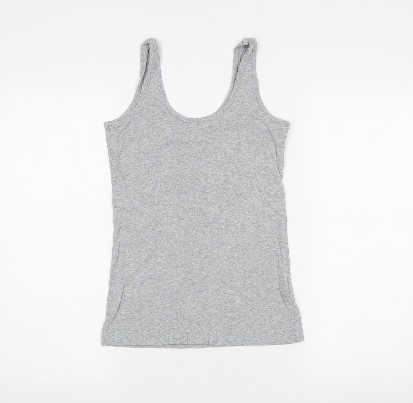Bench Women's Grey Cotton Tank Top XS Casual