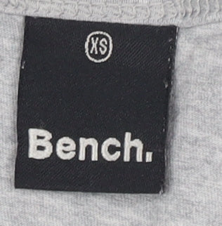 Bench Women's Grey Cotton Tank Top XS Casual