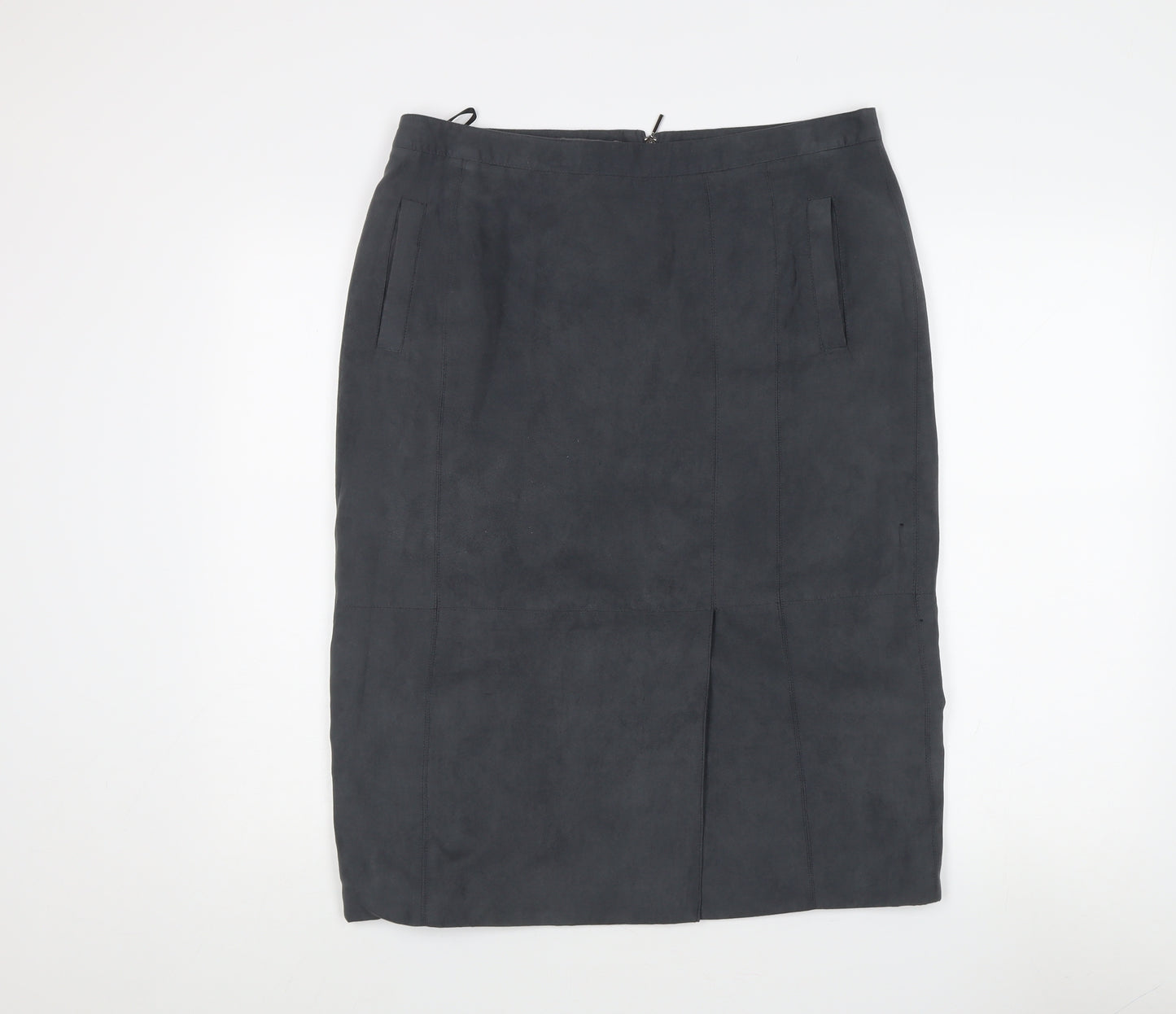 Laura Ashley Women's Black Midi Pencil Skirt, UK 14