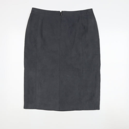 Laura Ashley Women's Black Midi Pencil Skirt, UK 14