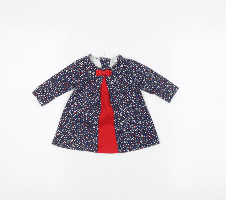 Jasper Conran Unisex Multicoloured Floral 0-3M Dress