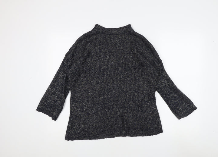 Warehouse Women's Black Pullover Jumper, Size 12