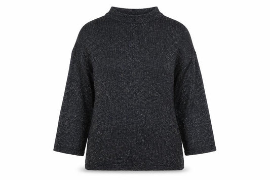 Front view of Warehouse Women's Black jumper, size 12