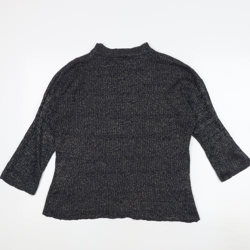 Warehouse Women's Black Pullover Jumper, Size 12