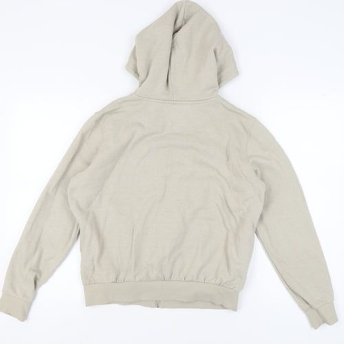 H&M Beige Unisex Full Zip Hoodie, Size M