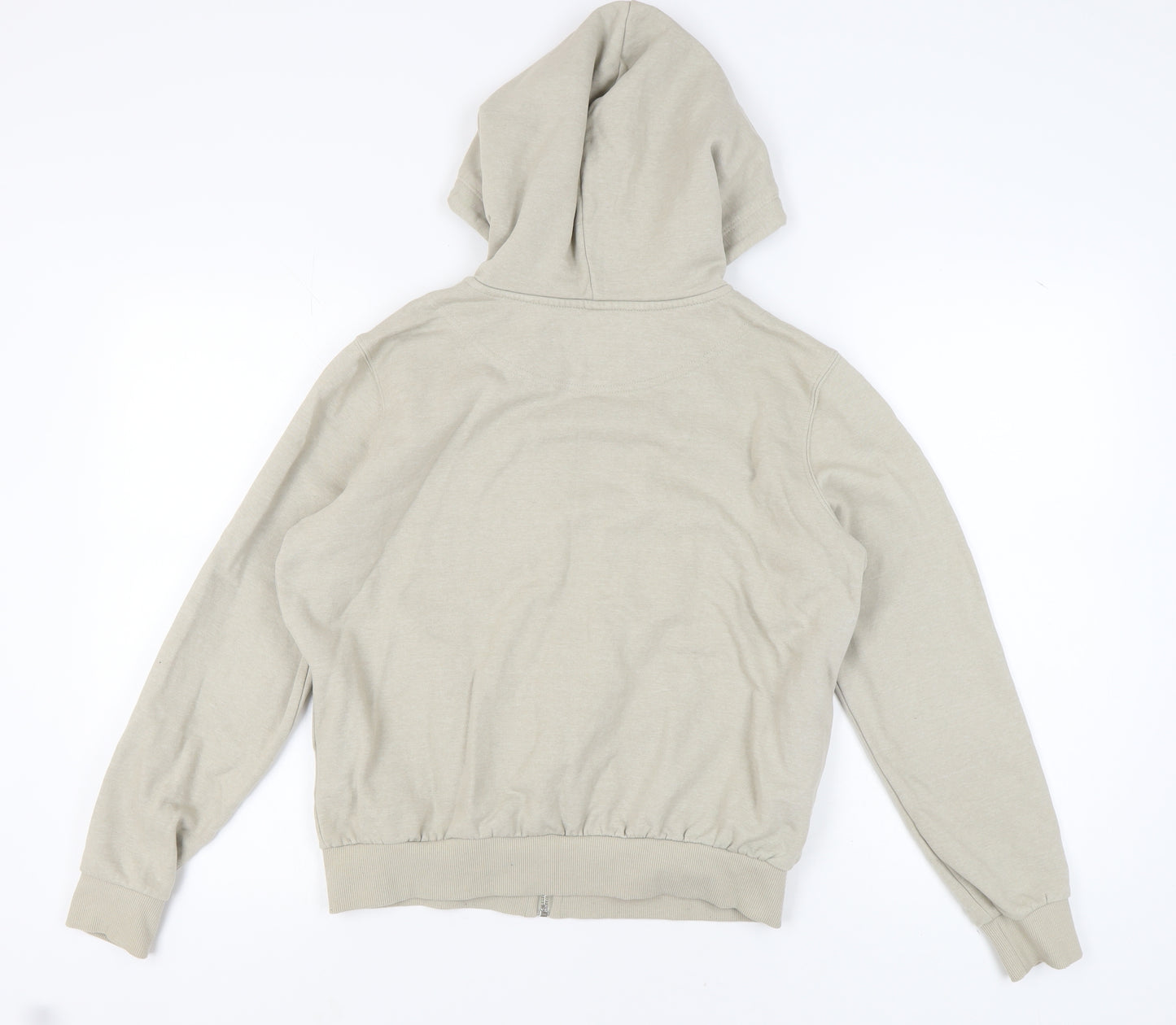H&M Beige Unisex Full Zip Hoodie, Size M