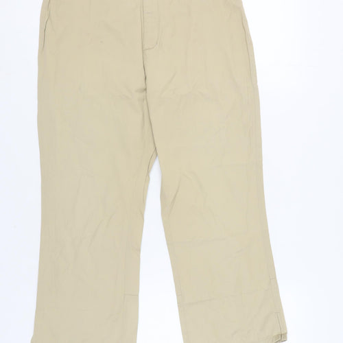 Esprit Women's Beige Straight Trousers Size 14