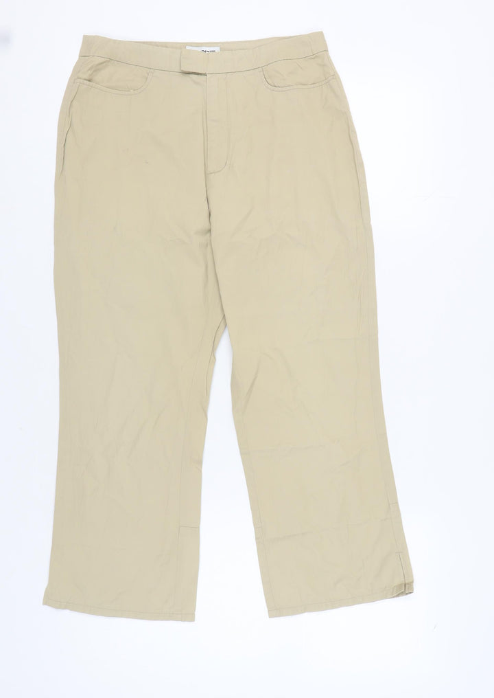 Esprit Women's Beige Straight Trousers Size 14