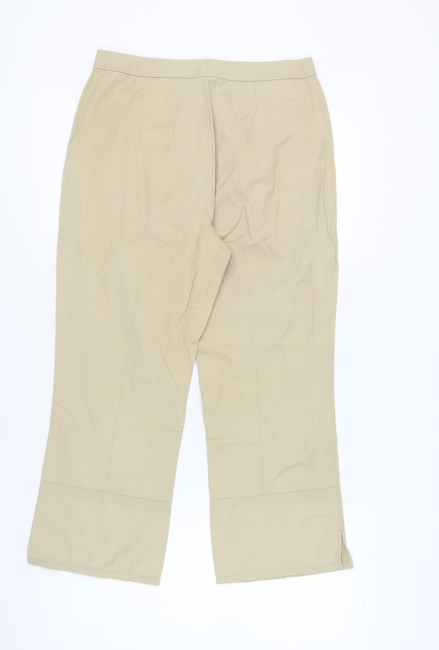 Esprit Women's Beige Straight Trousers Size 14