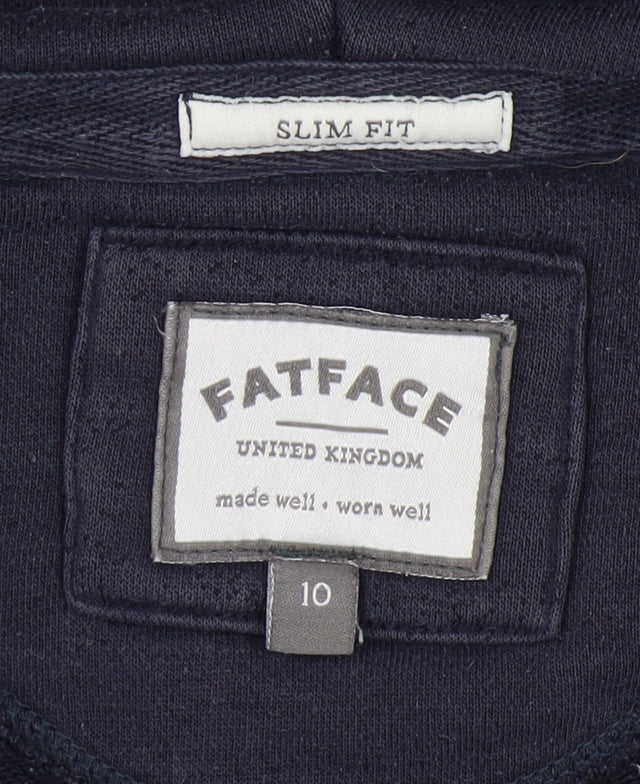 FatFace Women’s Blue Full Zip Slim Fit Hoodie
