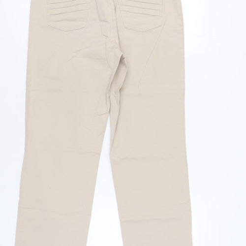 COSMA Women's Beige Trousers Size 14