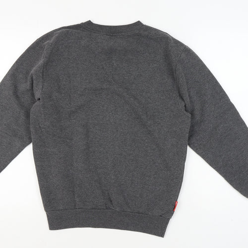 Slazenger Men's Grey Crew Neck Pullover Sweatshirt S