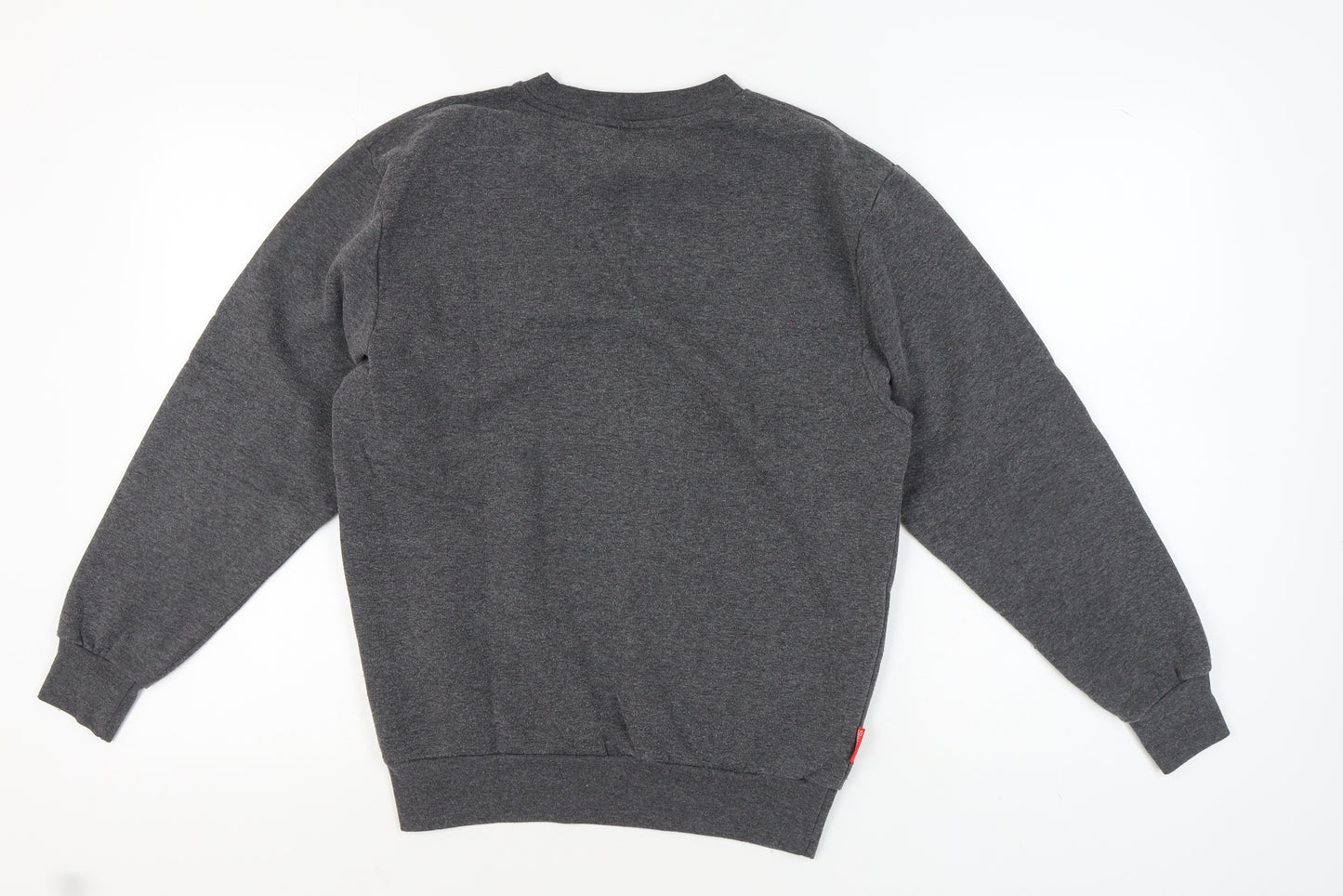 Slazenger Men's Grey Crew Neck Pullover Sweatshirt S