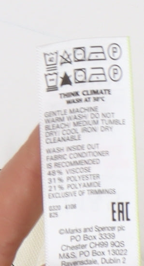 Marks and Spencer Women’s Ivory Jumper Square Neck