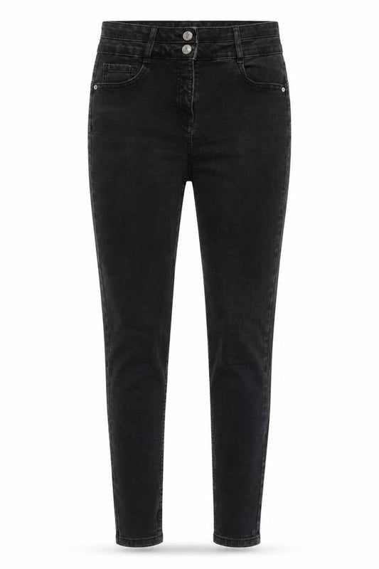 Front view of Falmer Heritage Women's Black Skinny Jeans, size 8