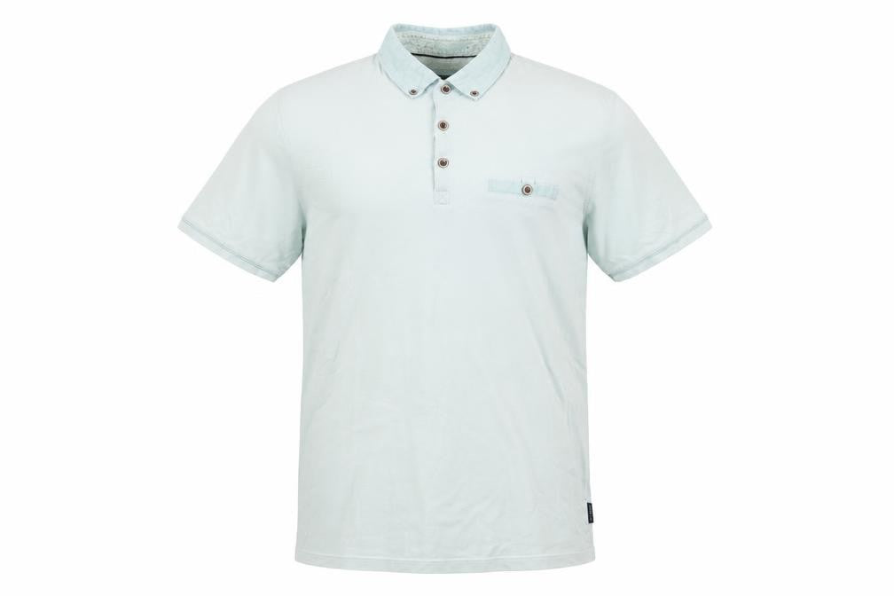 Front view of Ted Baker Green men’s polo l short sleeve casual