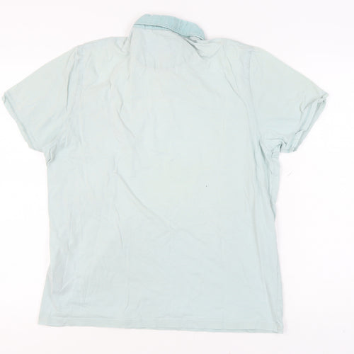 Ted Baker Green Mens Polo L Short Sleeve Casual