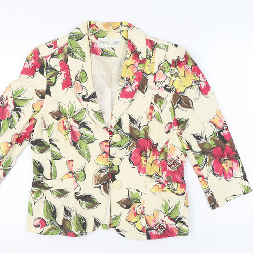 Phase Eight Women’s Multicolour Floral Blazer Size 14