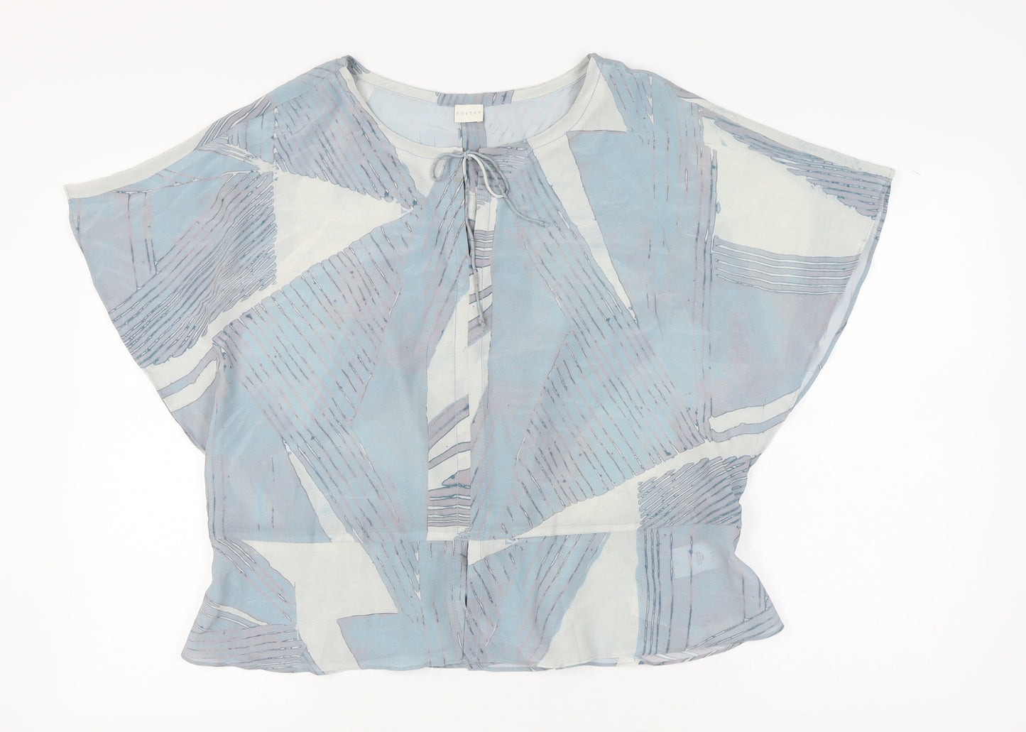 Poetry Women's Multicoloured Silk Blouse Size 18