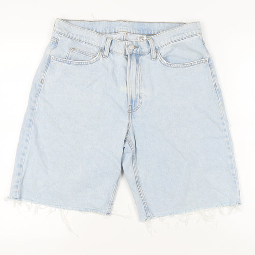 H&M Women's Blue Bermuda Denim Shorts Size 12