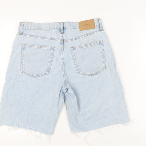 H&M Women's Blue Bermuda Denim Shorts Size 12