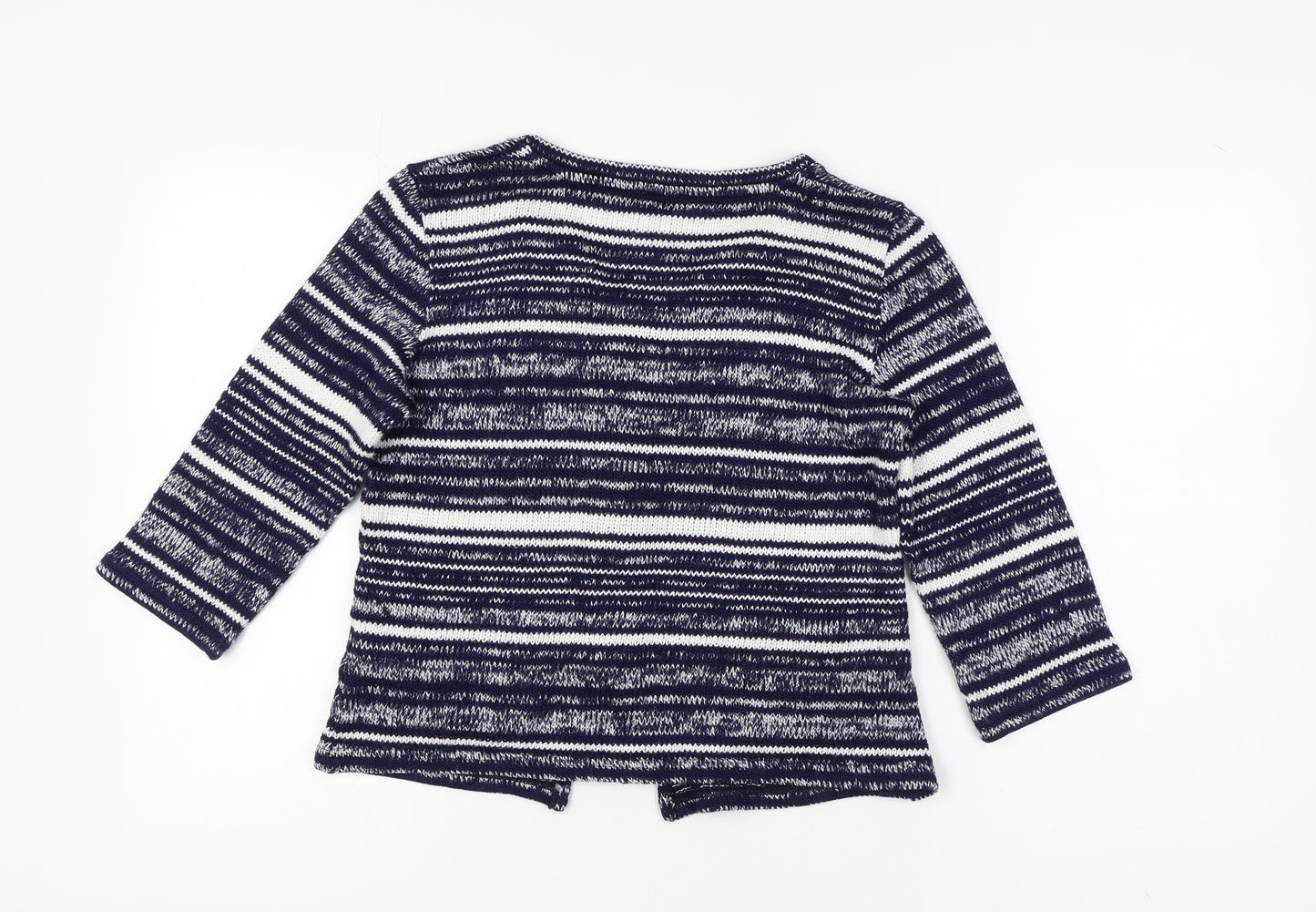 Per Una Women's Blue Striped Cardigan M