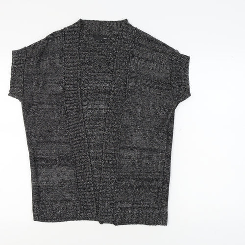 Next Women's Black Sleeveless Open Front Cardigan Size 14