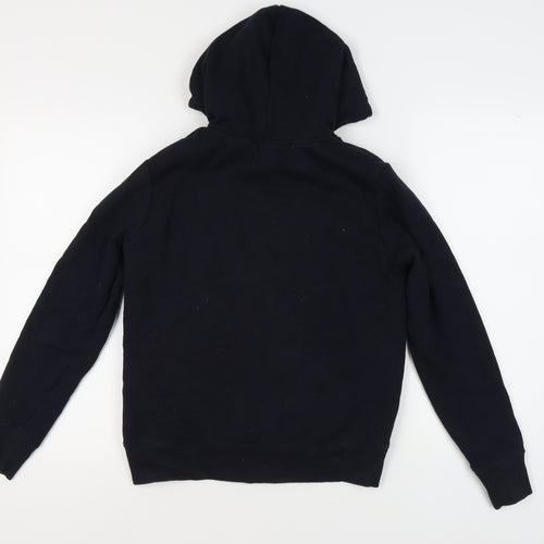 Uniqlo Men's Black Full Zip Hoodie - Size M