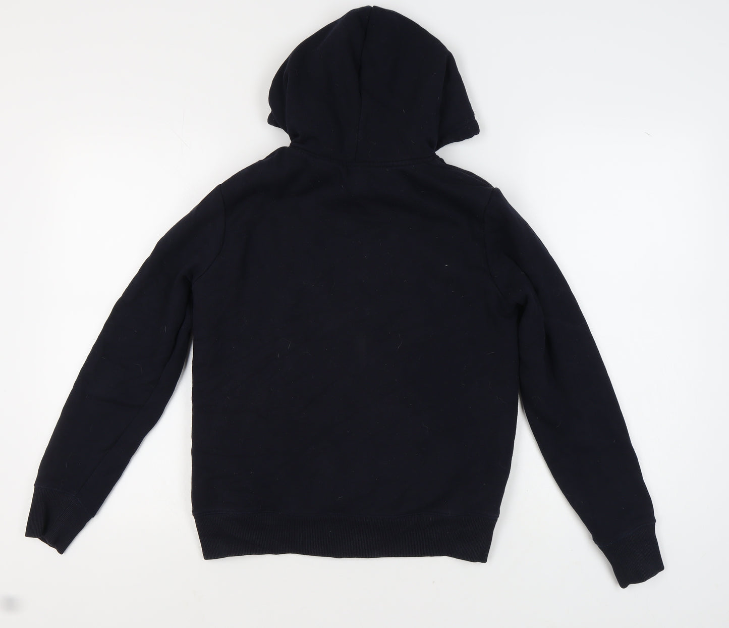 Uniqlo Men's Black Full Zip Hoodie - Size M