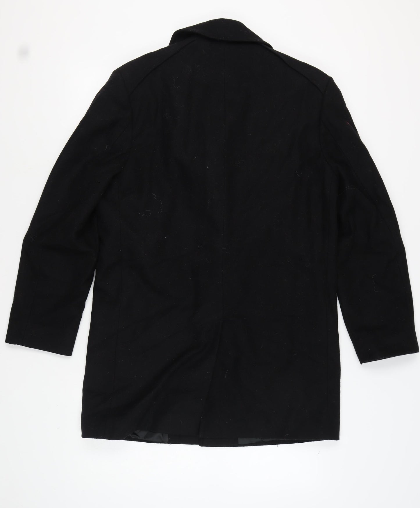 Scott & Taylor Men's Black Wool Overcoat Size M