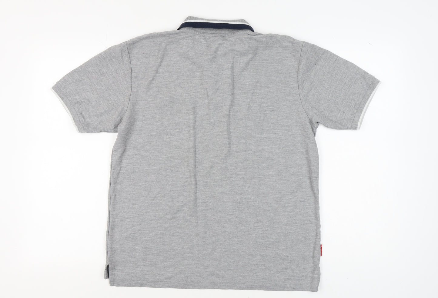 Slazenger Men's Grey Polo Shirt Size L