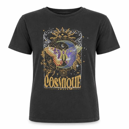 NEXT Girls Black Cosmic Graphic T-Shirt 12 Years