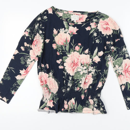 Next Women's S Floral Tunic Blouse, Multicoloured