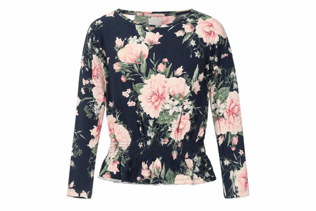 Front view of Next Women's S Floral Tunic Blouse, Multicoloured